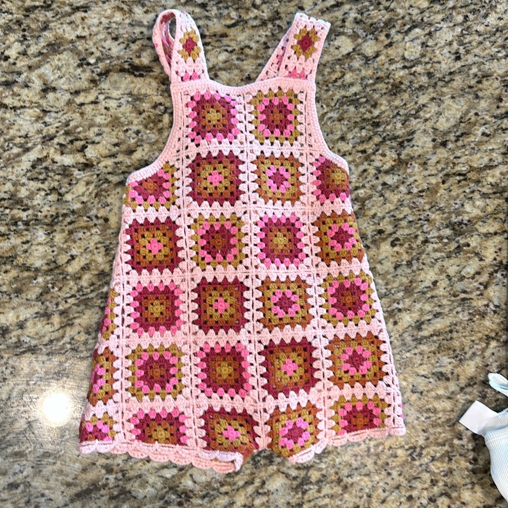Zara 3 year crochet romper